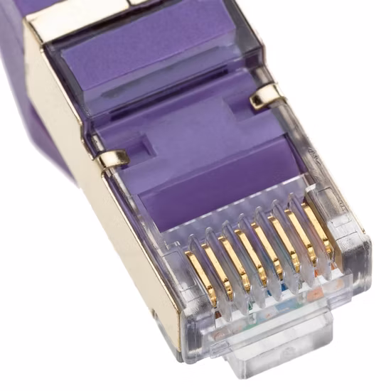 S/FTP Cat8 RJ45 Network Patch Cord 40Gbps 3m for Data Communication