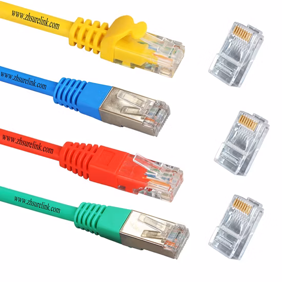 Cat5e Modular Plugs Socket RJ45 Connector Network Plug