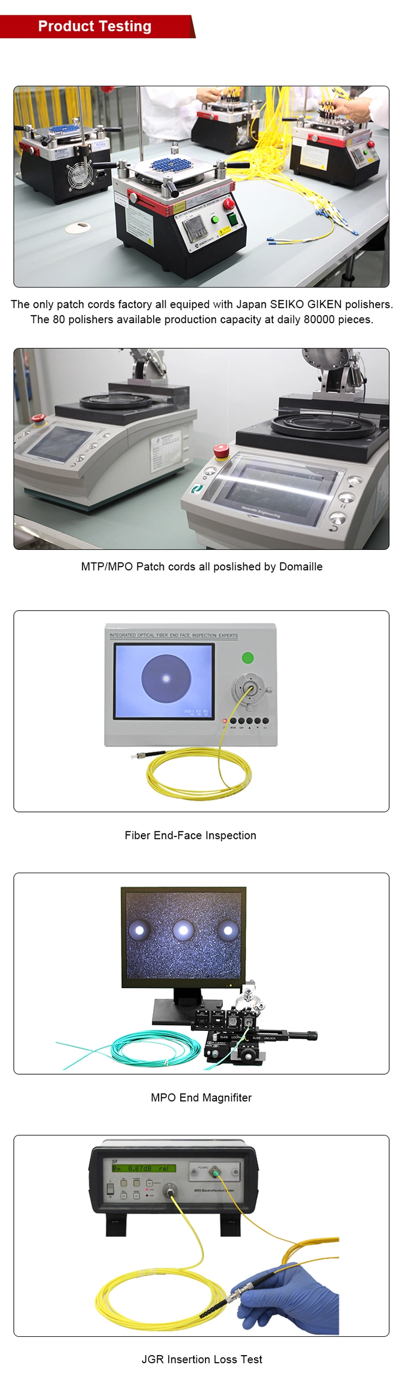 LC/Sc/FC/St Simplex Duplex Sm mm Om1 Om2 Om3 Om4 Om5 Fiber Optical Cable Patch Cord