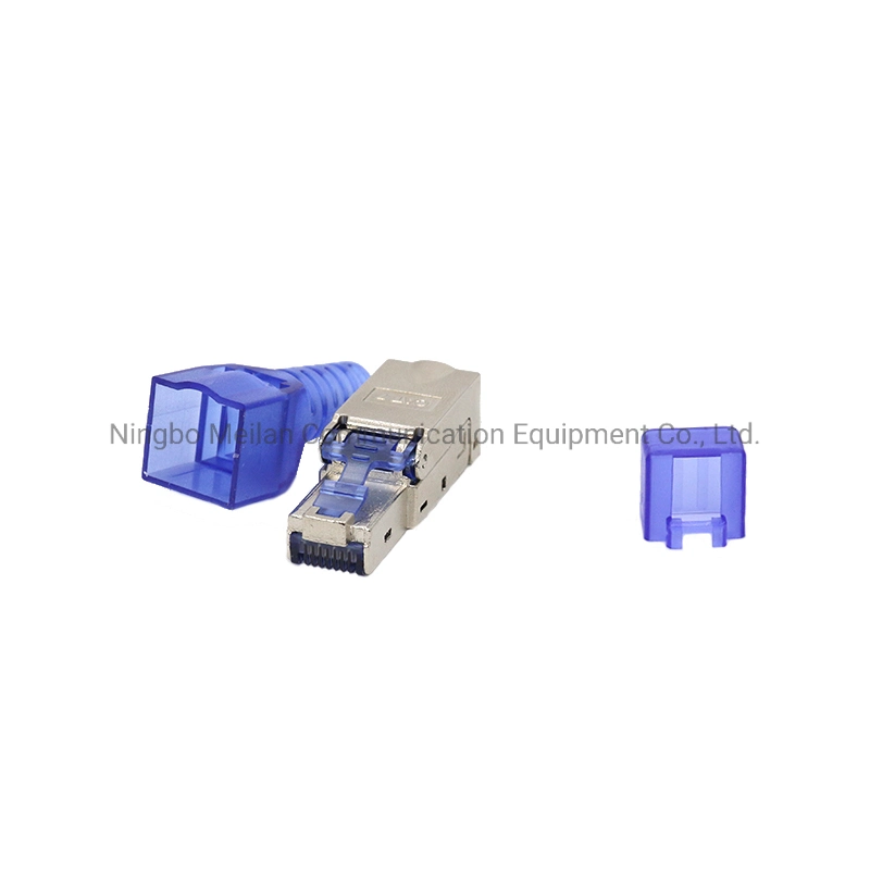 CAT6A Cat7 Cat8 RJ45 Modular Plug Toolless Type