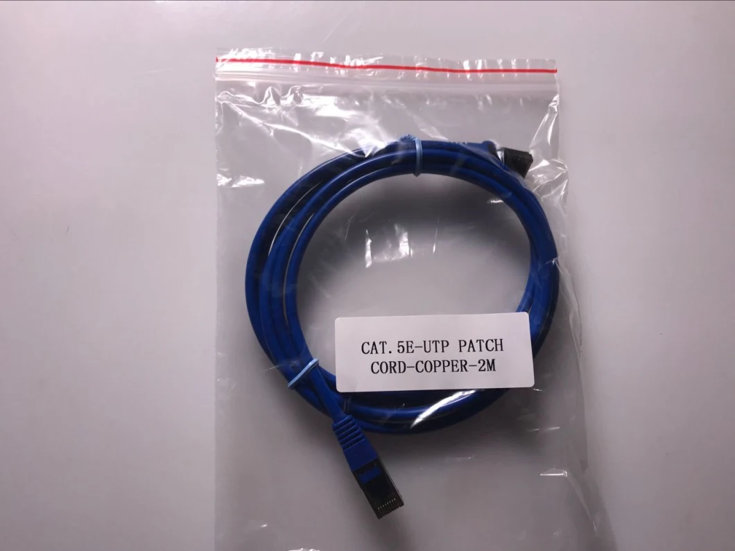 CCA/Copper LAN Cable 2 Meter Cat5e UTP Patch Cord