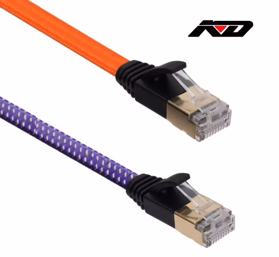 LAN Patch Slim Flat UTP Cable Cat5 CAT6 Cat7 Patch Cord