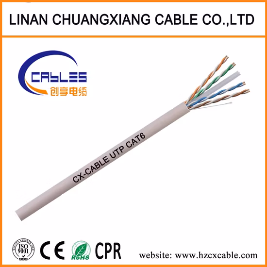 Data Copper Wire UTP CAT6 for Computer Communication Patch Cord RJ45