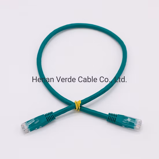 Cabo elétrico de comunicação com fio UTP CAT6 Cat5e de alta velocidade