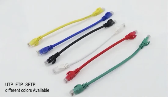 Produtos de acessórios para computador Rede de dados de alta qualidade Cabo LAN RJ45 Patch Lead Cat 6 Patch Cord