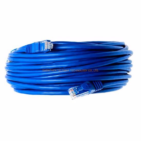Telemax 26AWG UTP CAT6A Patch Cord com design de moldagem 550MHz