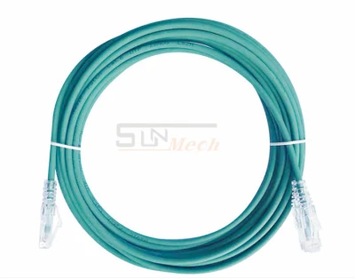 1m 2m 3m 5m Cabo LAN de cobre nu Cu Cabo de computador Cabo de rede Cat5 Cat5e CAT6 CAT6A RJ45 Plug Cable Patch Cord