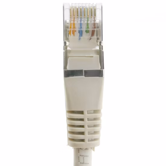 FTP Cat6a RJ45 Network Patch Cord 10Gbps 20m para comunicação de dados