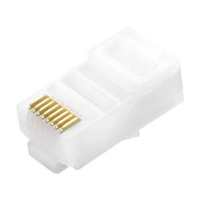 Conectores de rede de plugue modular não blindado (UTP) CAT.5E RJ45 8P8C Premium Endurance