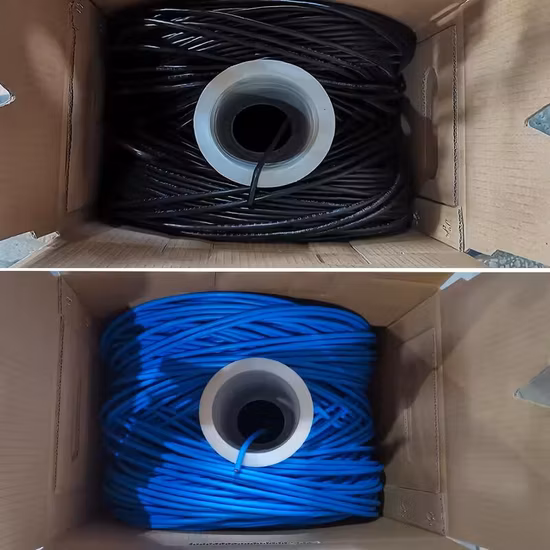 UTP CAT6A CAT6 Cat7 Controle de sinal Comunicação de dados Fio de alto-falante coaxial Patch Cord LAN HDMI Cabo de rede de computador