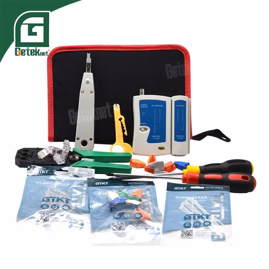 Kit de 3 peças de conectores de rede de plugue modular não blindado (UTP) CAT.6A RJ45 8P8C