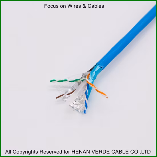 Cabo de rede com patch cord Cmr Cat5e CAT6 resistente a chamas