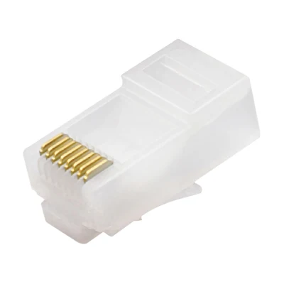 Conectores de rede de plugue modular não blindado (UTP) CAT.6 RJ45 8P8C Premium Endurance