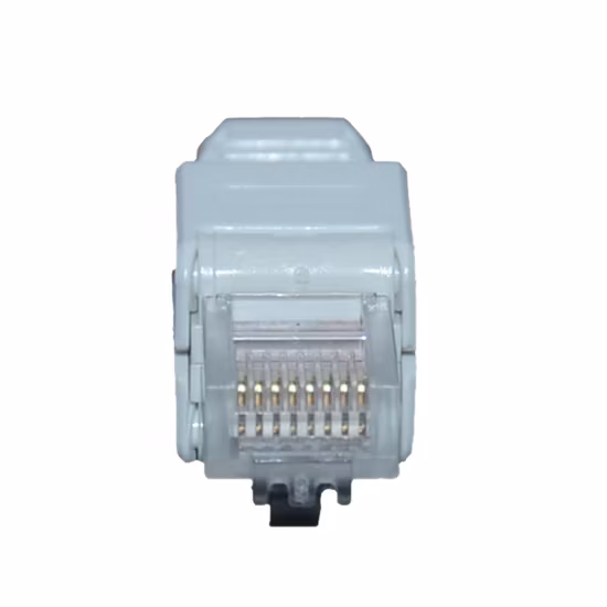 UTP Plástico Pacat5e CAT6 Cat 7 Plugues RJ45 modulares fáceis sem ferramentas