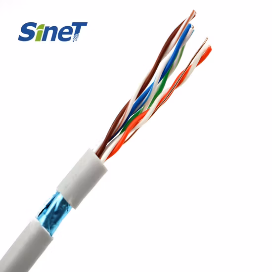  Gato.  Cabo de rede LAN Ethernet de par trançado blindado UTP 5e com condutor de fio de cobre