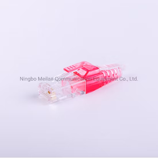 Cat5e CAT6 RJ45 não blindado 8p8c plugue modular sem ferramentas