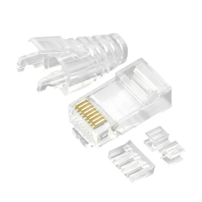 Kit de conectores de rede de plugue modular não blindado (UTP) CAT.6A RJ45 8P8C