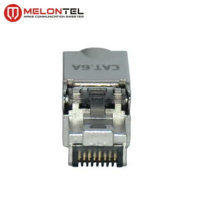  Gato.  6A Cat.  7 FTP STP Escudo RJ45 Plugue Sem Ferramentas