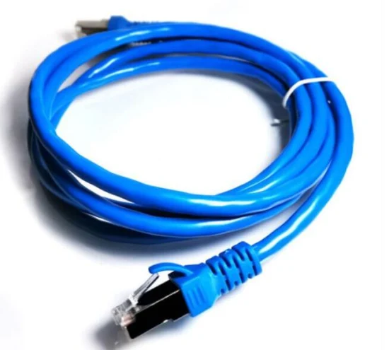 Uso do computador Conector RJ45 Revestimento de PVC Fio de cobre Cat 5e CAT6 UTP Cabo de rede interno Patch Cord